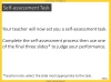 Self-assessment Tool Teaching Resources (slide 8/11)